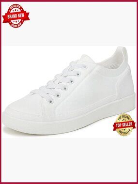 Lace-Up Knit Sneakers with Arch Support - Breathable & Lightweight